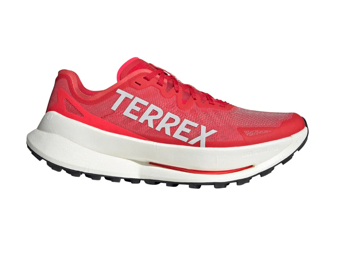 Men's Adidas Terrex Agravic Speed, Pure Ruby/Grey One/Lucid Red, 9 D Medium