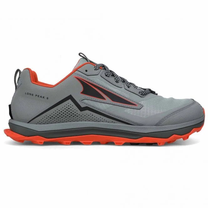 Men's Altra Lone Peak 5, Light Gray, 10.5 D Medium