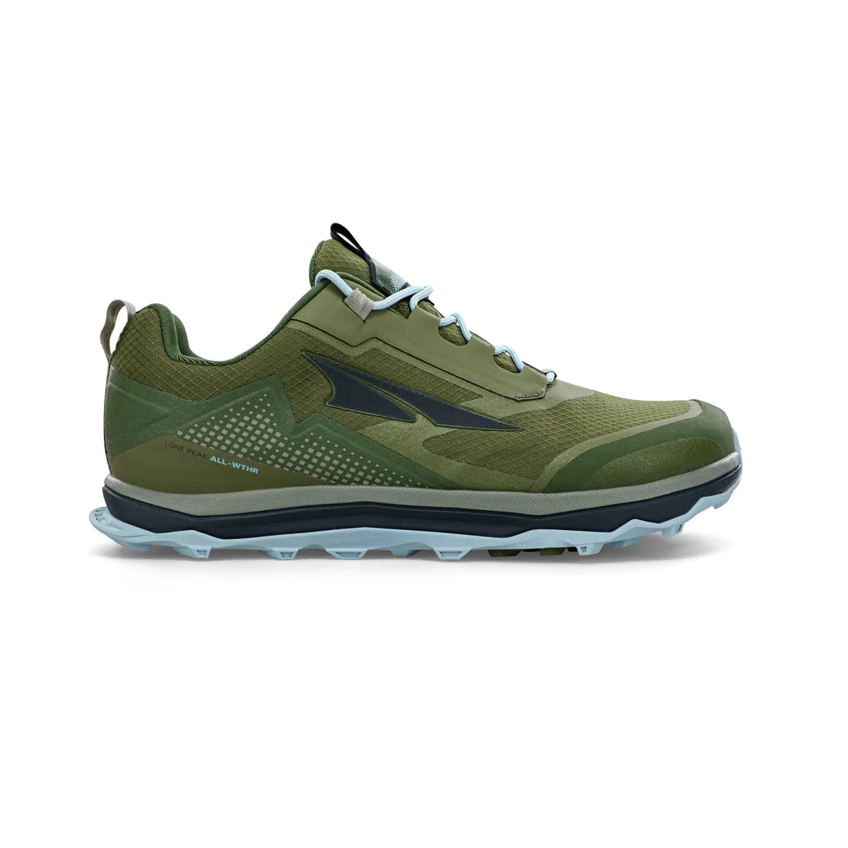 Men's Altra Lone Peak All-WTHR Low, Dusty Olive, 8.5 D Medium