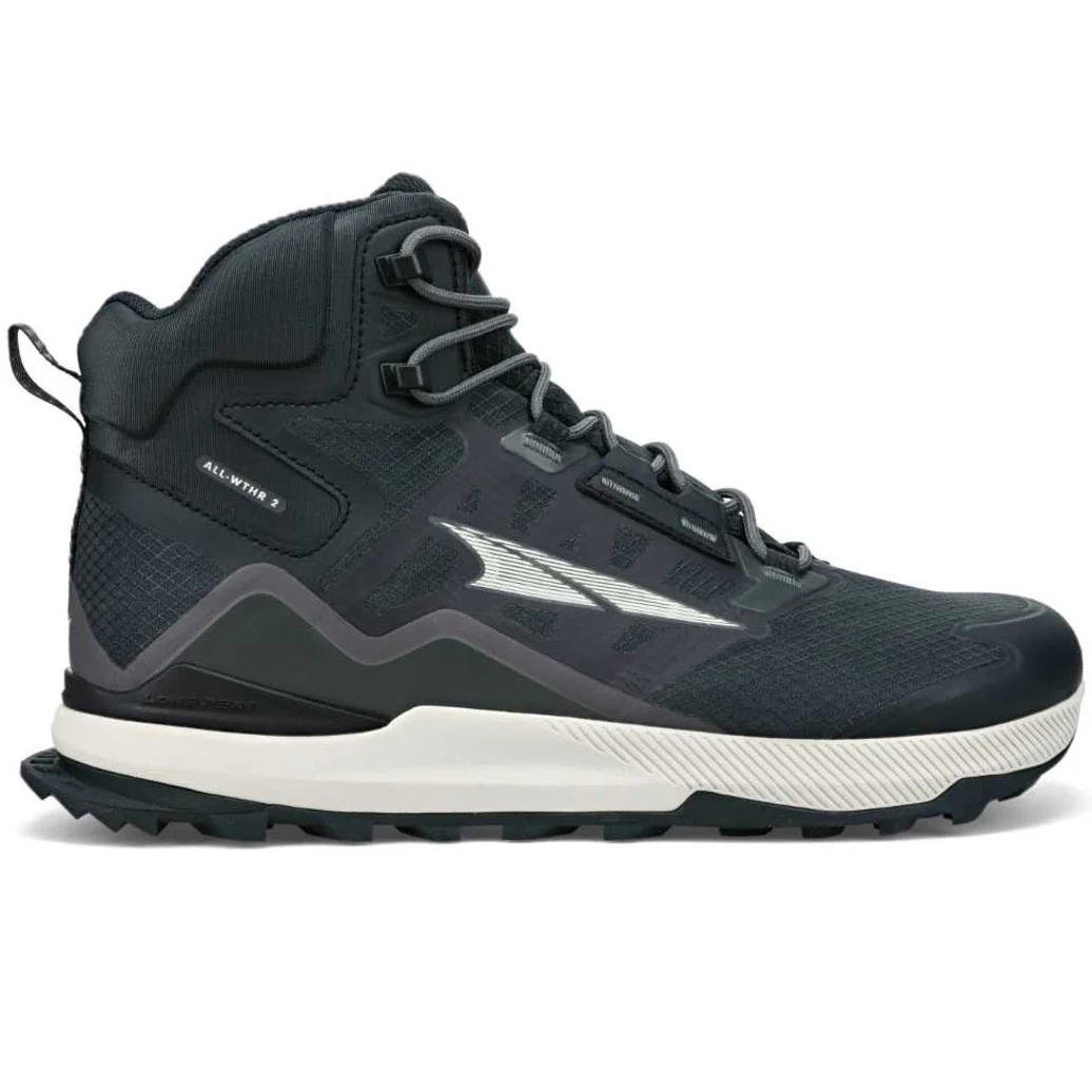 Men's Altra Lone Peak All-WTHR Mid 2, Black, 9.5 D Medium