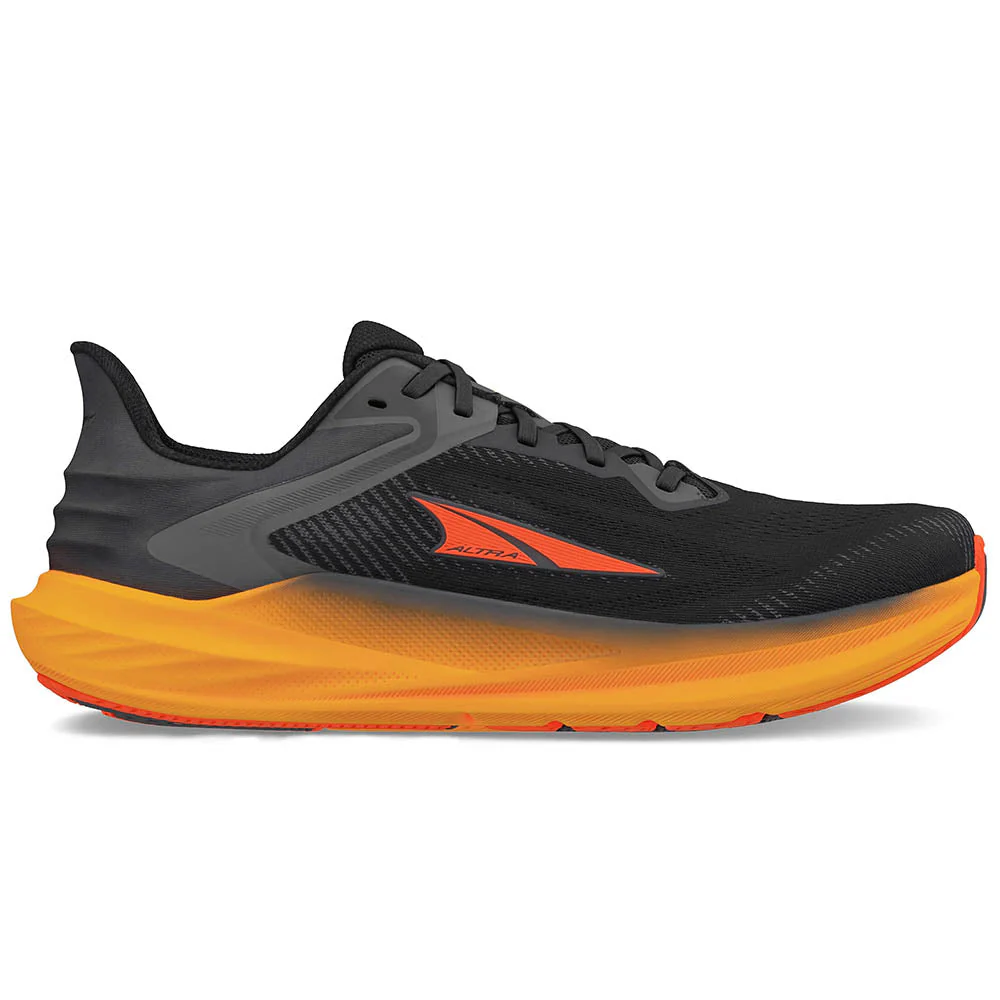 Men's Altra Torin 8, Black/Orange, 10.5 D Medium