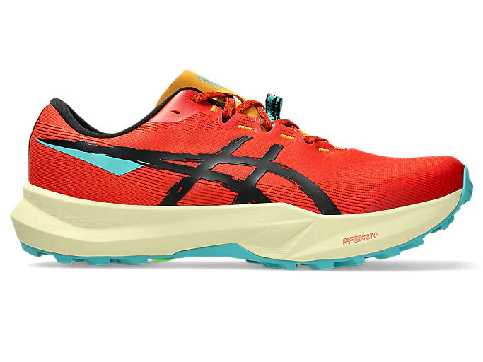 Men's Asics Fuji Lite 6, Red Clay/Black, 10.5 D Medium