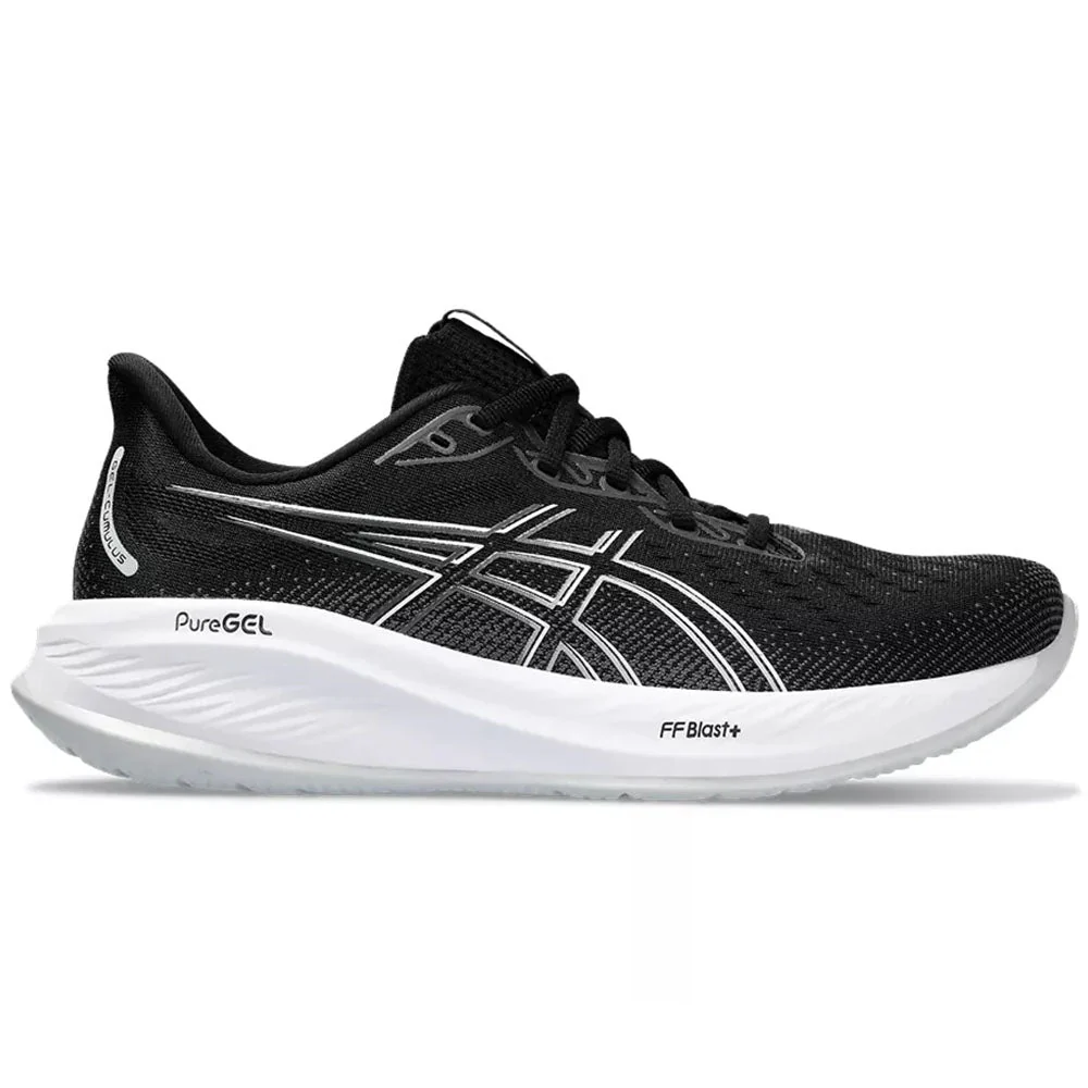 Men's Asics Gel-Cumulus 26, Black/Concrete, 11.5 4E Extra Wide