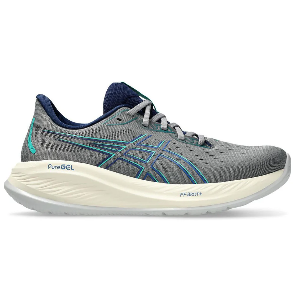 Men's Asics Gel-Cumulus 26, Clay Grey/Illusion Blue, 11 D Medium
