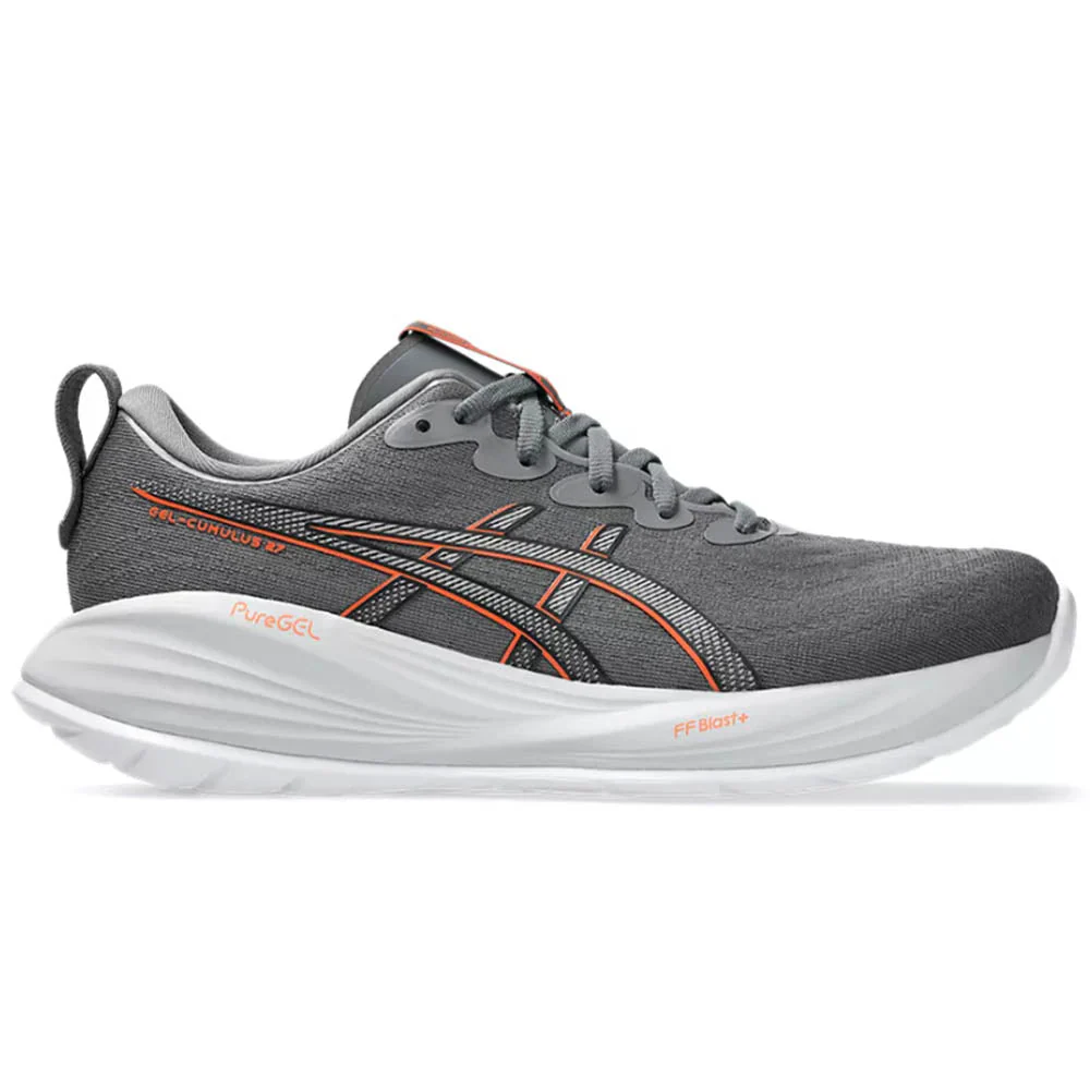 Men's Asics Gel-Cumulus 27, Carbon/Nova Orange, 11.5 D Medium