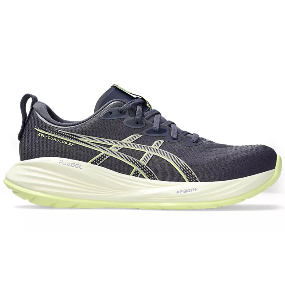 Men's Asics Gel-Cumulus 27, Indigo Fog/Lucid Yellow, 11 D Medium
