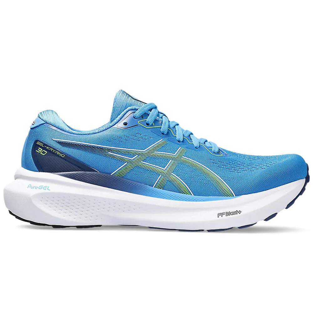 Men's Asics Gel-Kayano 30, Waterscape/Electric Lime, 11.5 D Medium
