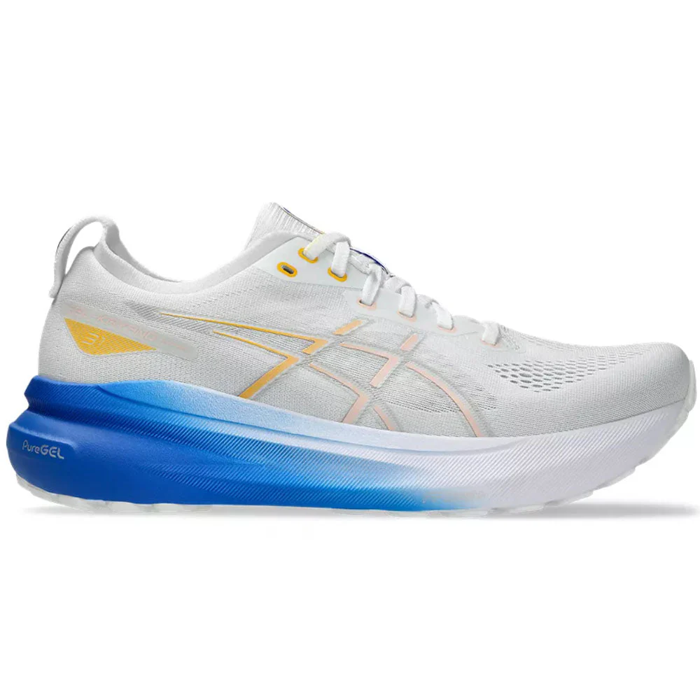 Men's Asics Gel-Kayano 31, White/Breeze, 7.5 D Medium