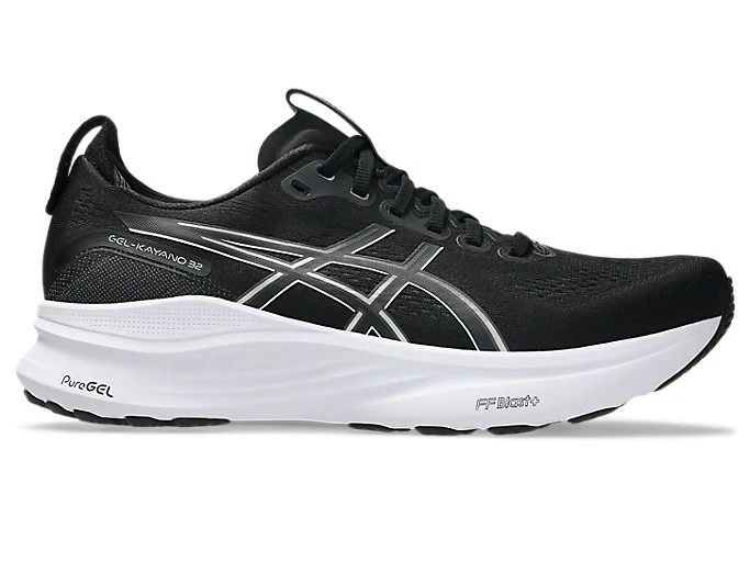 Men's Asics Gel-Kayano 32, Black/White, 8.5 D Medium