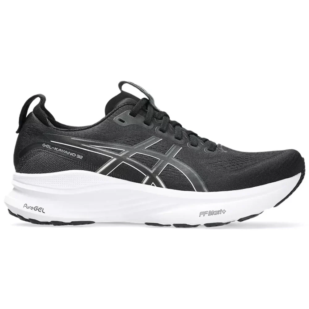 Men's Asics Gel-Kayano 32, Black/White, 8 D Medium