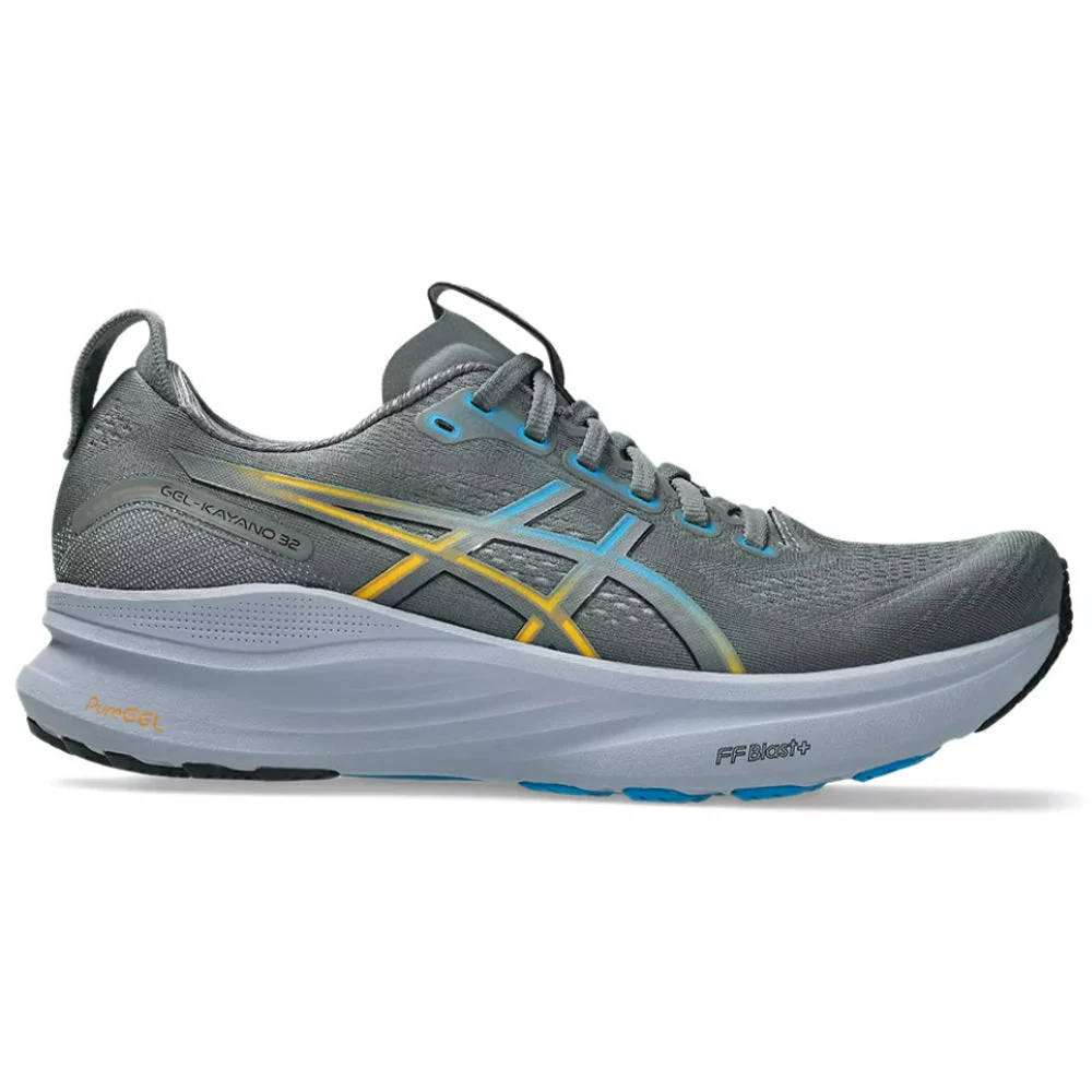 Men's Asics Gel-Kayano 32, Steel Grey/Aegean Blue, 9 D Medium