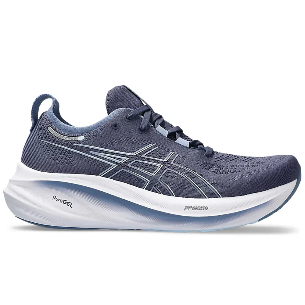Men's Asics Gel-Nimbus 26, Thunder Blue/Denim Blue, 12 D Medium