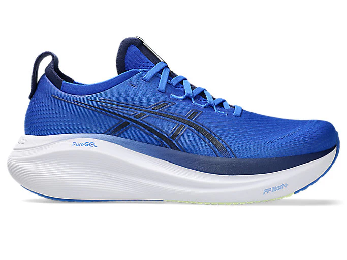 Men's Asics Gel-Nimbus 27, Illusion Blue/Indigo Blue, 9.5 D Medium