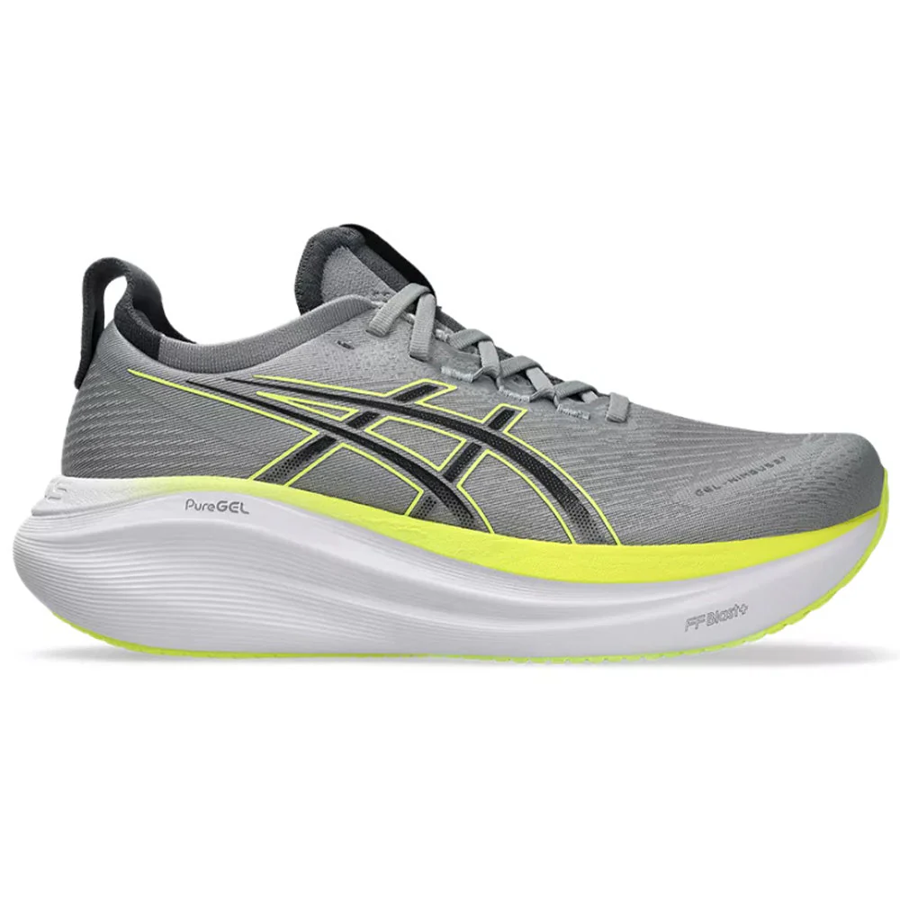 Men's Asics Gel-Nimbus 27, Gravel/Carrier Grey, 7.5 2E Wide