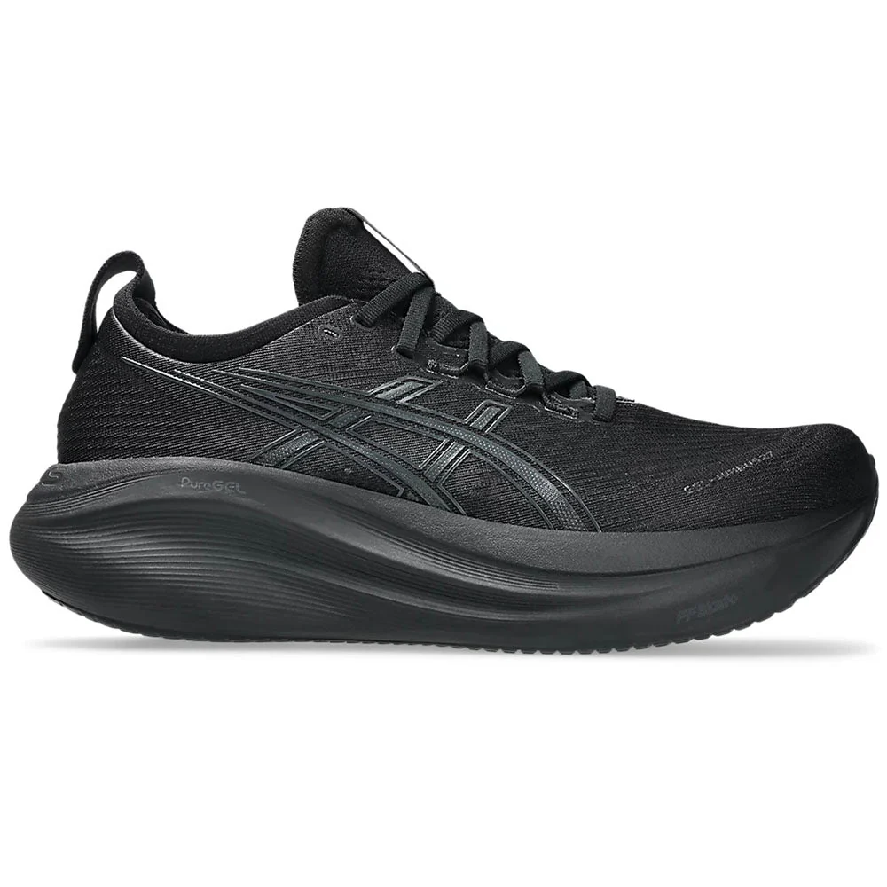 Men's Asics Gel-Nimbus 27, Black/Graphite Grey, 9.5 D Medium