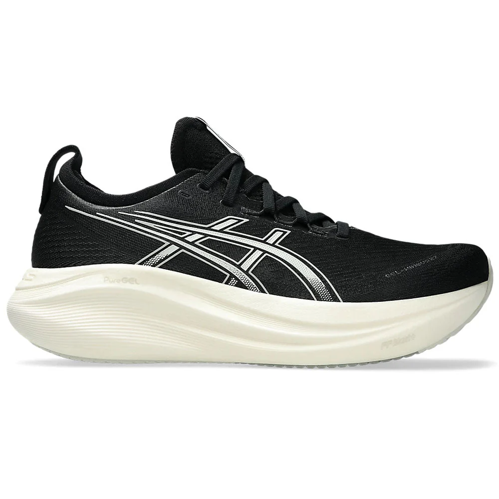 Men's Asics Gel-Nimbus 27, Black/Lake Grey, 9 D Medium