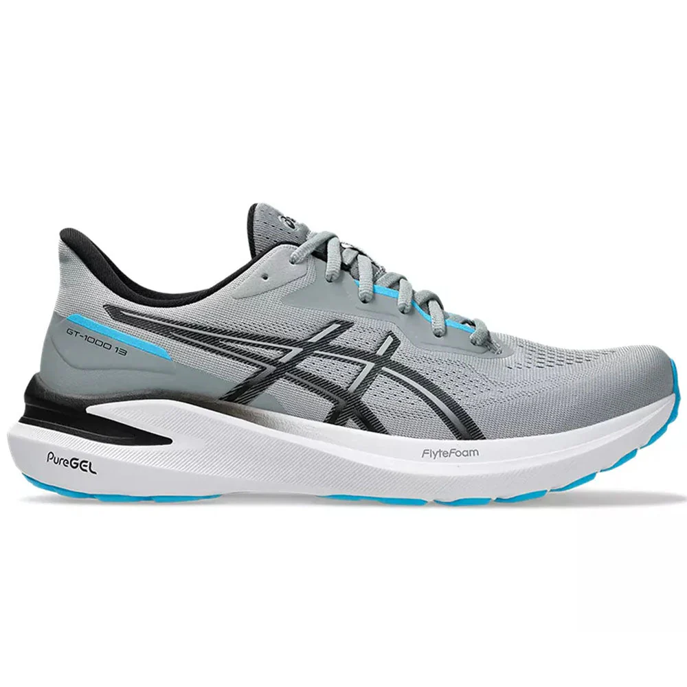 Men's Asics GT-1000 13, Sheet Rock/Black, 9.5 D Medium