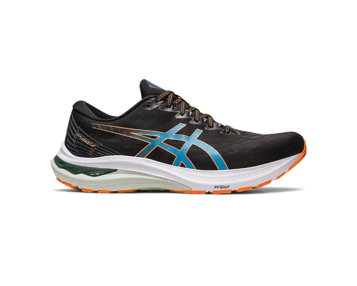 Men's Asics Gt-2000 11 Mk, Black/Indigo Blue, 9.5 D Medium