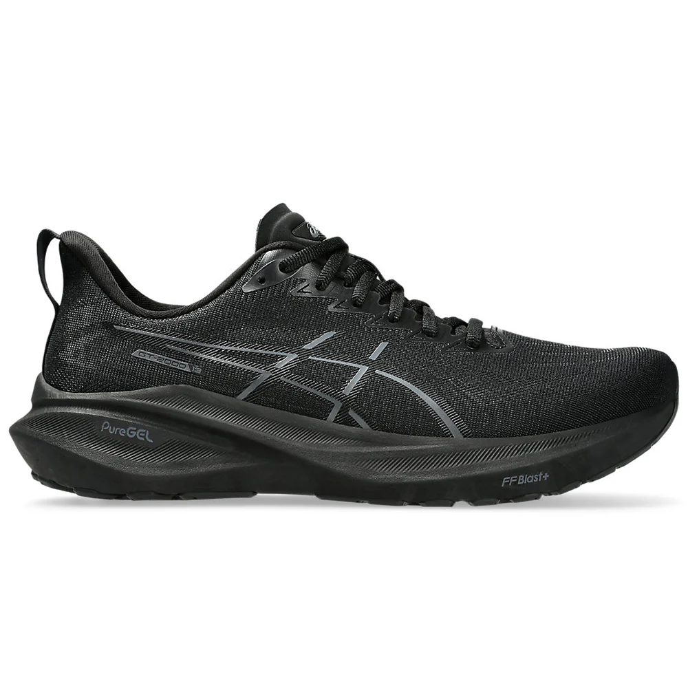 Men's Asics GT-2000 13, Black/Black, 13 2E Wide