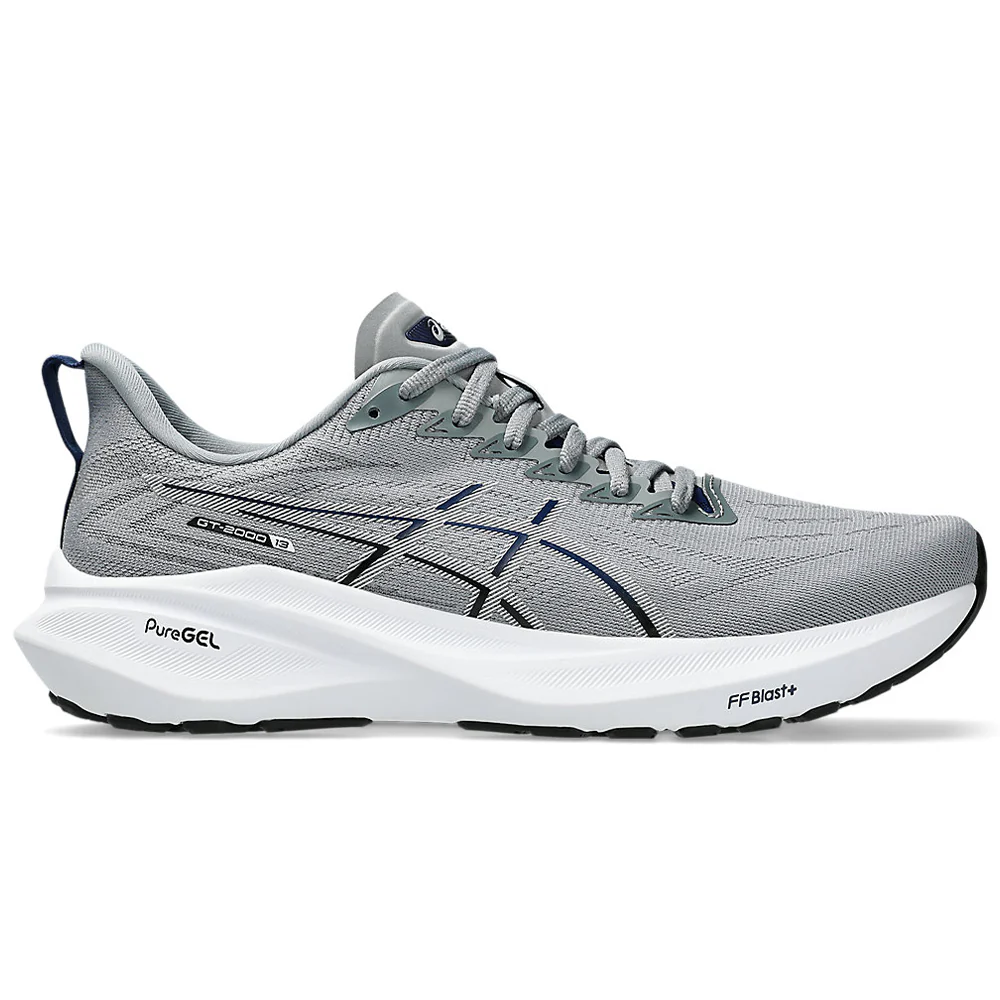 Men's Asics GT-2000 13, Sheet Rock/White, 9 D Medium