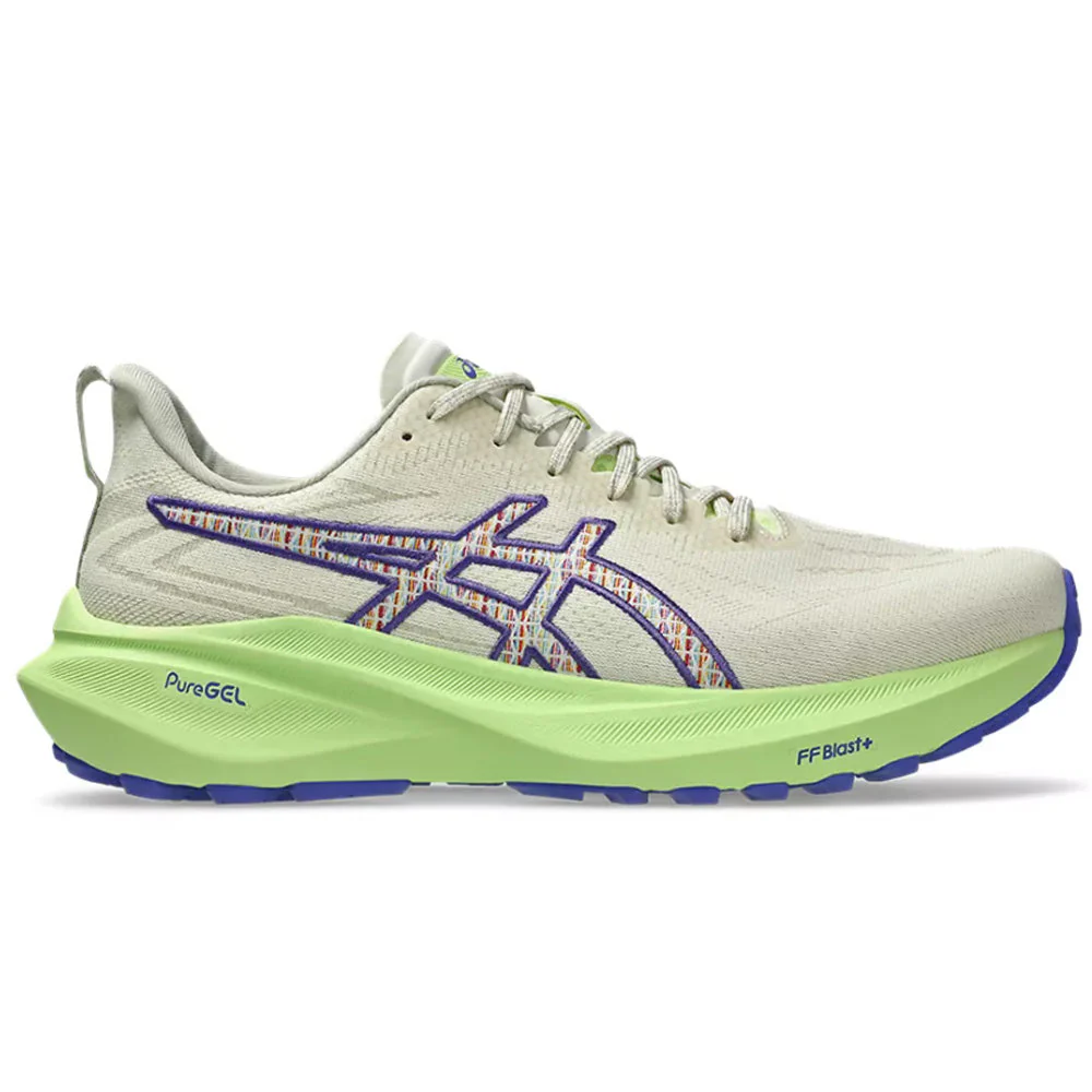 Men's Asics GT-2000 13 TR, Nature Bathing/Lime Green, 10.5 D Medium