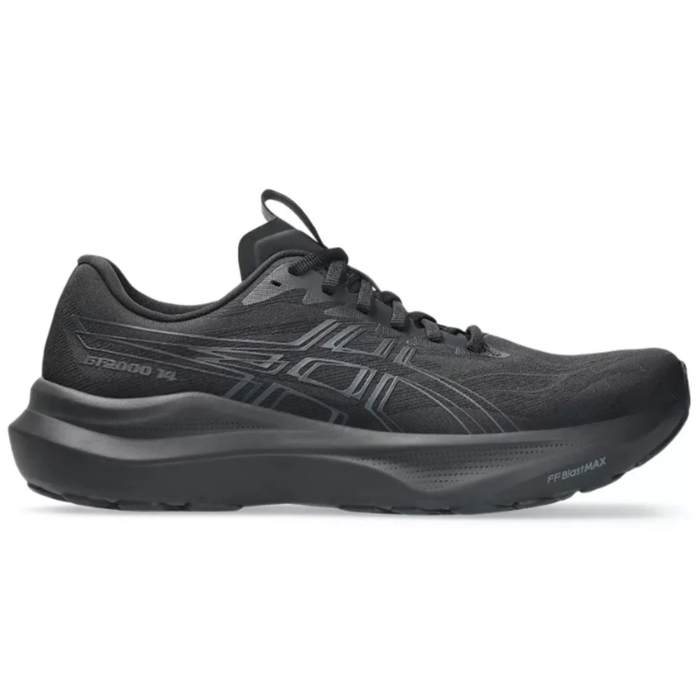 Men's Asics GT-2000 14, Black/Graphite Grey, 10 D Medium