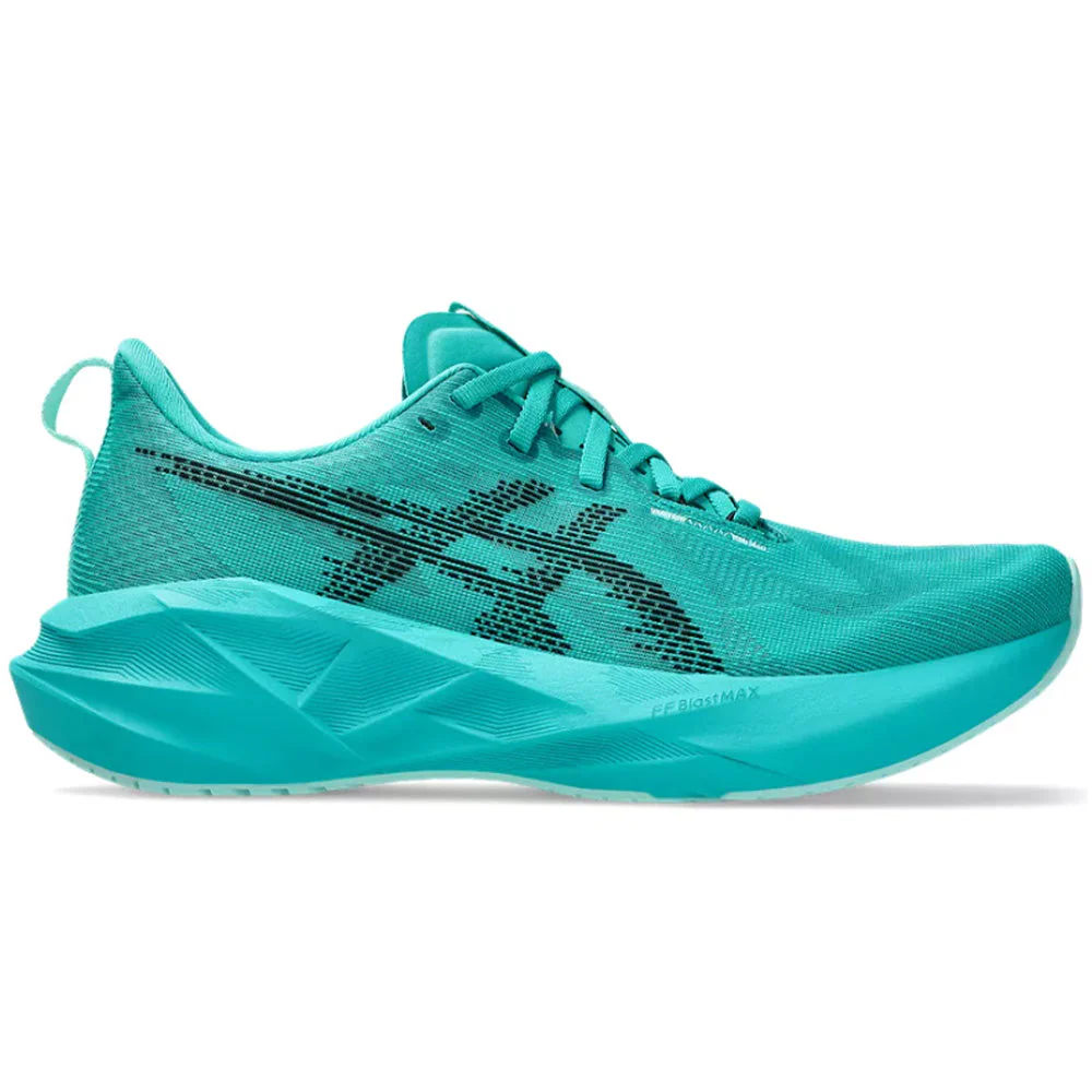 Men's Asics Novablast 5, Wave Teal/Black, 11 D Medium