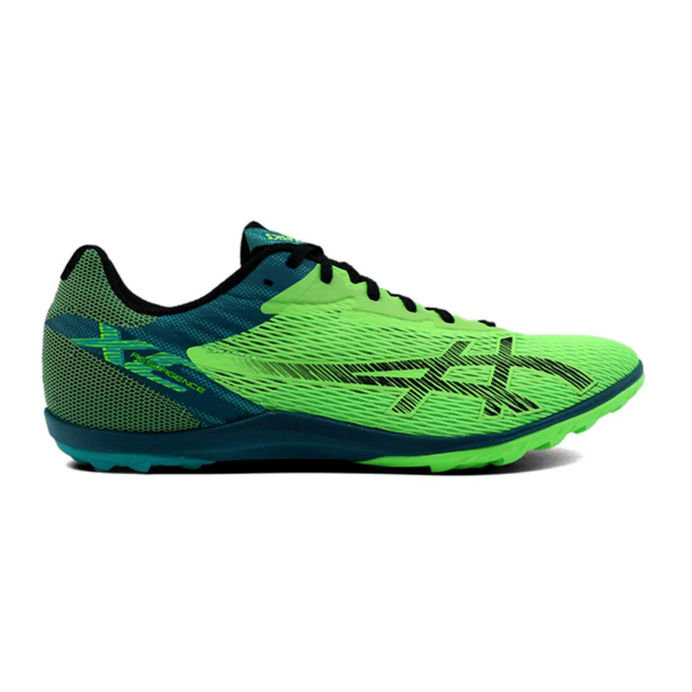 Men's Asics Resurgence XC, Green Gecko/Black, 11 D Medium