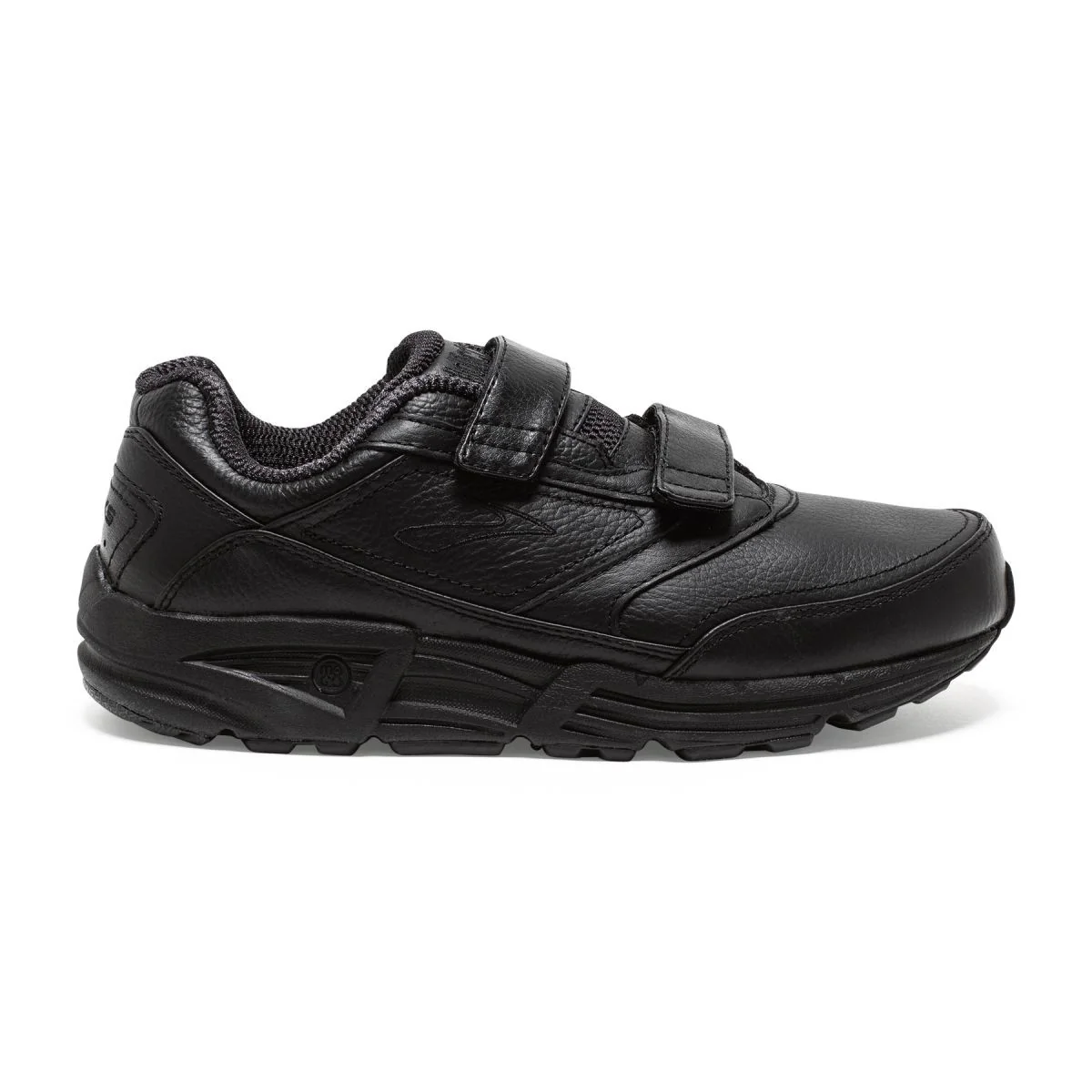 Men's Brooks Addiction Walker V-Strap, Black, 9.5 D Medium
