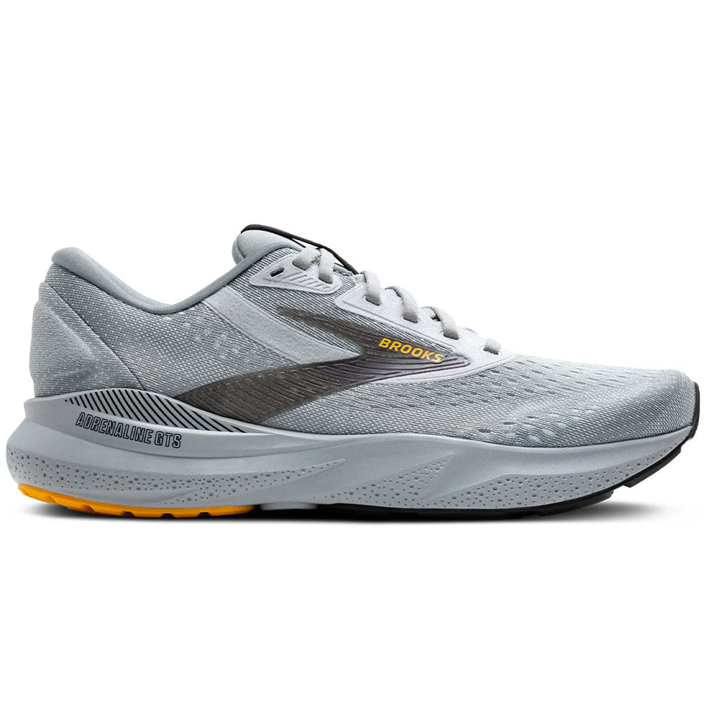 Men's Brooks Adrenaline GTS 24, Alloy/White/Gold Fusion, 9 4E Extra Wide