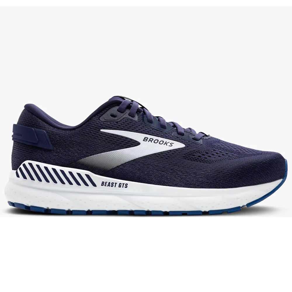 Men's Brooks Beast GTS 24, Peacoat/True Navy/White, 10 4E Extra Wide