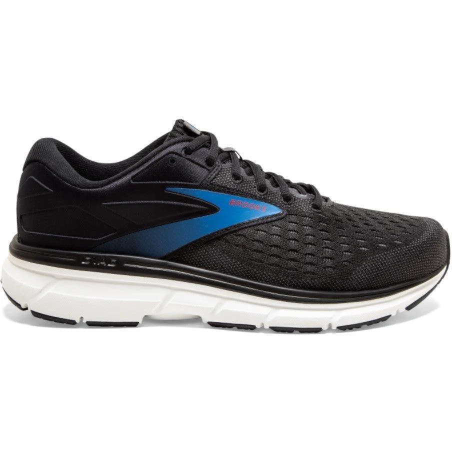 Men's Brooks Dyad 11, Black/Ebony/Blue, 14 D Medium