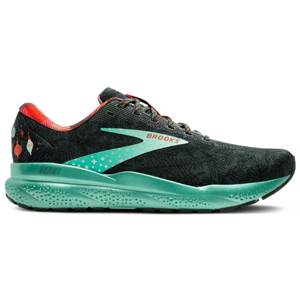 Men's Brooks Ghost 16, Posy/Sycamore/Fiesta, 13 D Medium