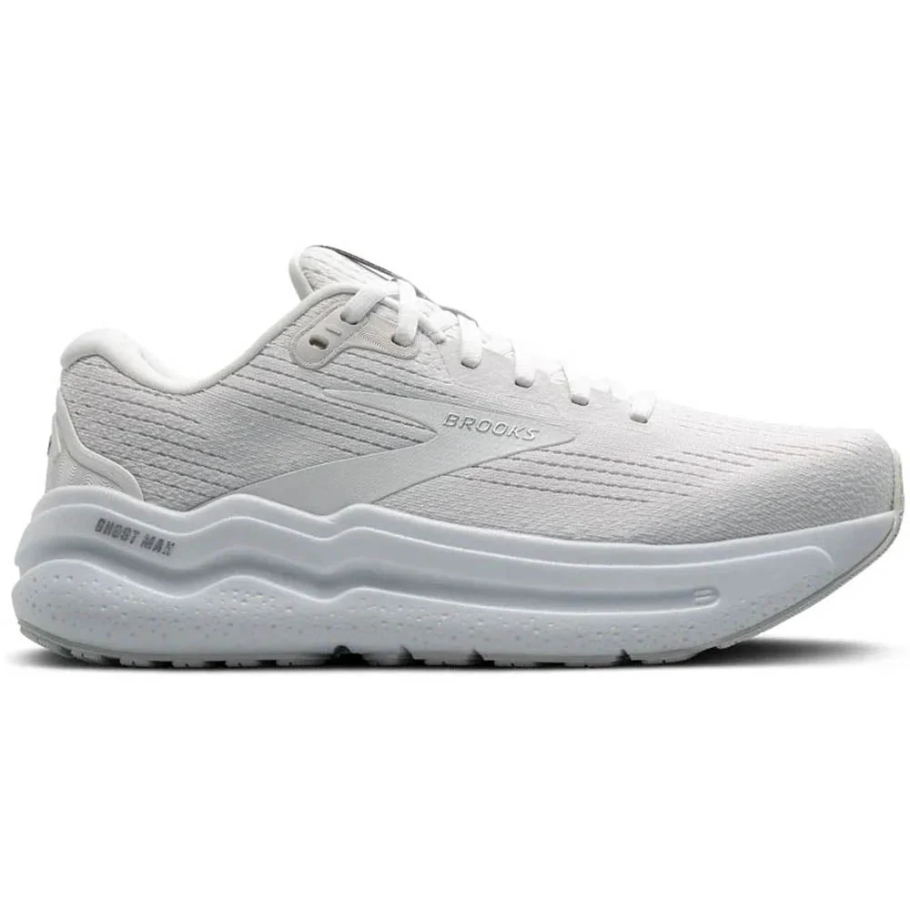 Men's Brooks Ghost Max 2, Bright White/Bright White, 10.5 D Medium