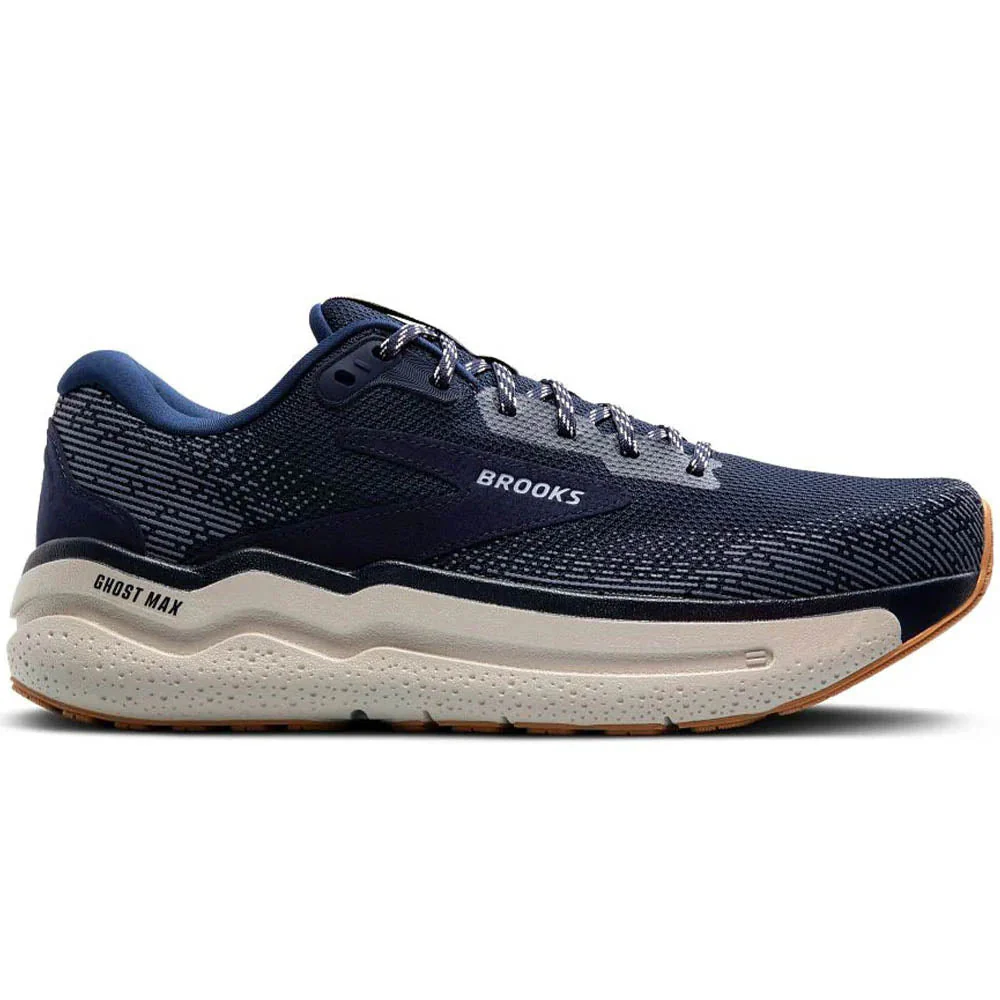 Men's Brooks Ghost Max 2, Peacoat/Stone/Biscuit, 8.5 D Medium