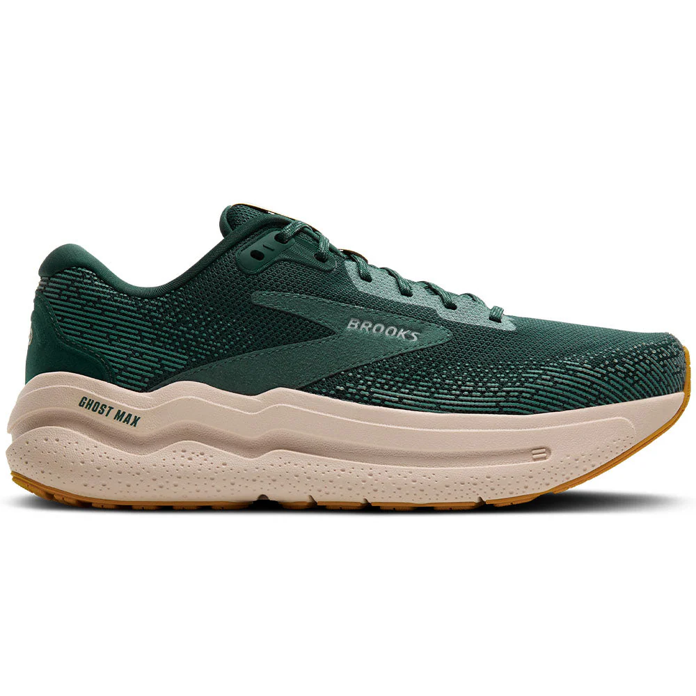 Men's Brooks Ghost Max 2, Pine Grove/North Atlantic/Grey, 12 D Medium