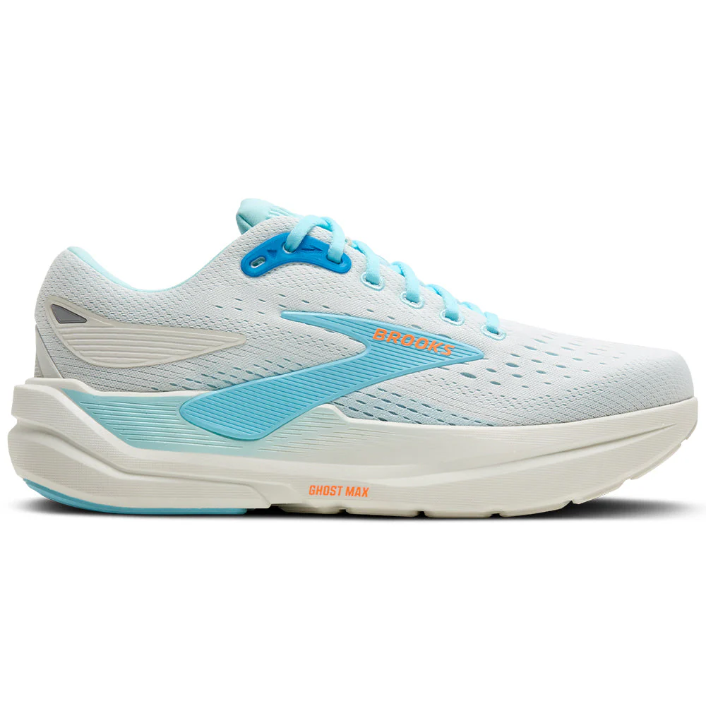 Men's Brooks Ghost Max 3, Bluewash/Atomizer/Orange, 11 D Medium