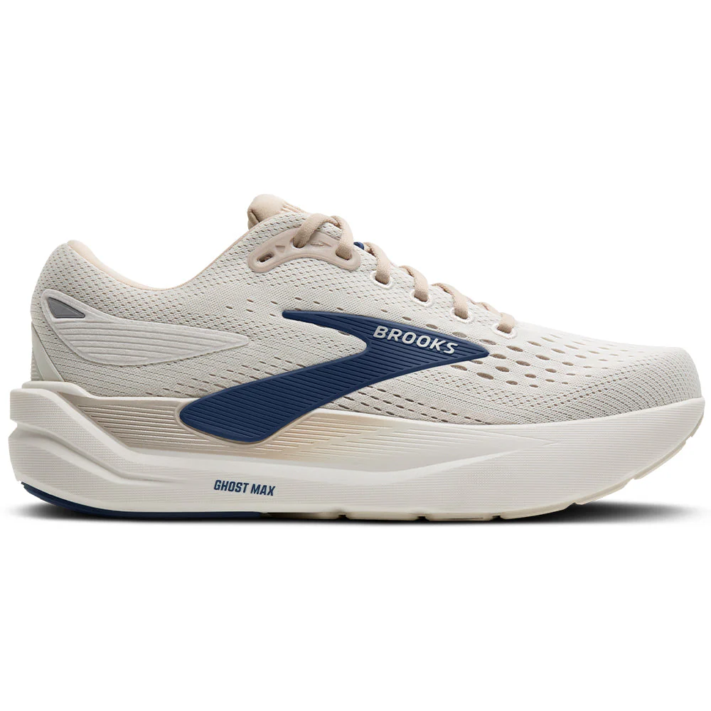 Men's Brooks Ghost Max 3, Coconut/Chateau/Navy, 12 D Medium