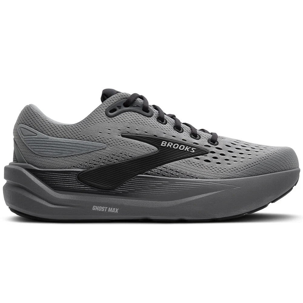 Men's Brooks Ghost Max 3, Primer Grey/Ebony, 8 D Medium
