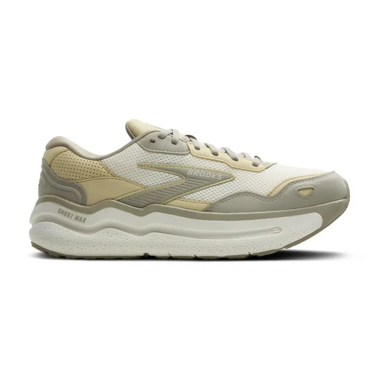 Men's Brooks Ghost Max SE, London Fog/Green Haze/Coconut, 10 D Medium