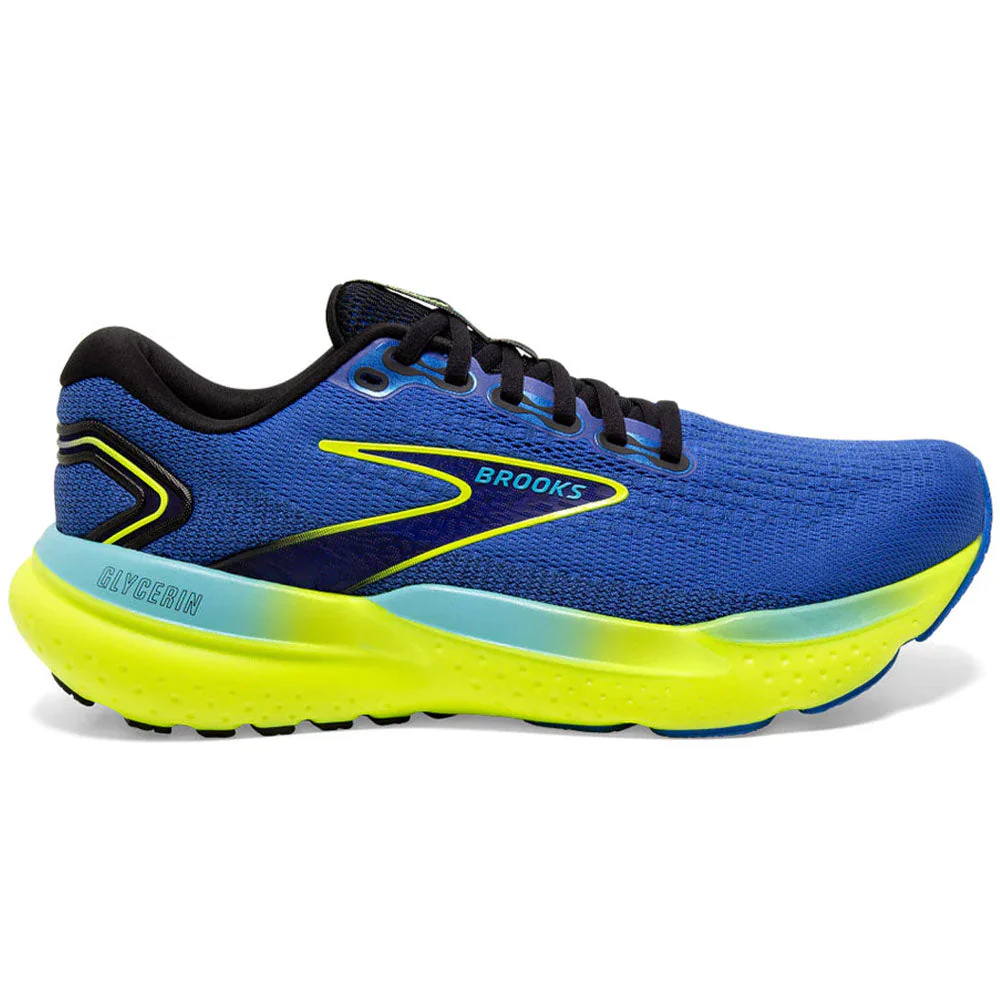 Men's Brooks Glycerin 21, Blue/Nightlife/Black, 8 D Medium