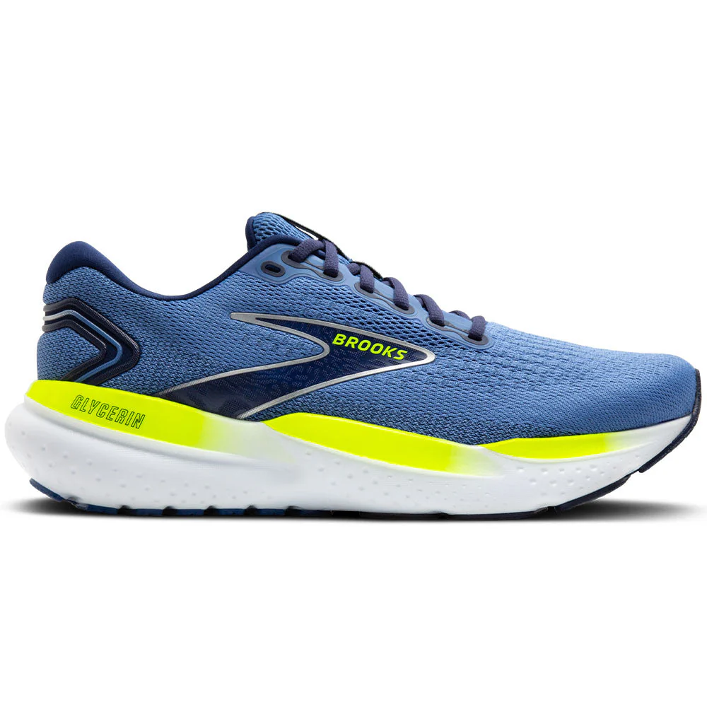 Men's Brooks Glycerin 21, Blue/Peacoat/Nightlife, 10.5 D Medium