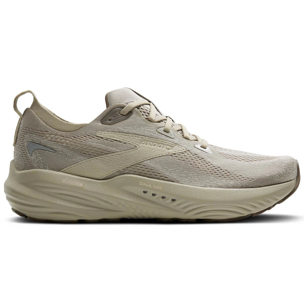 Men's Brooks Glycerin 22, London Fog/Almond Oil/Falcon, 11.5 D Medium
