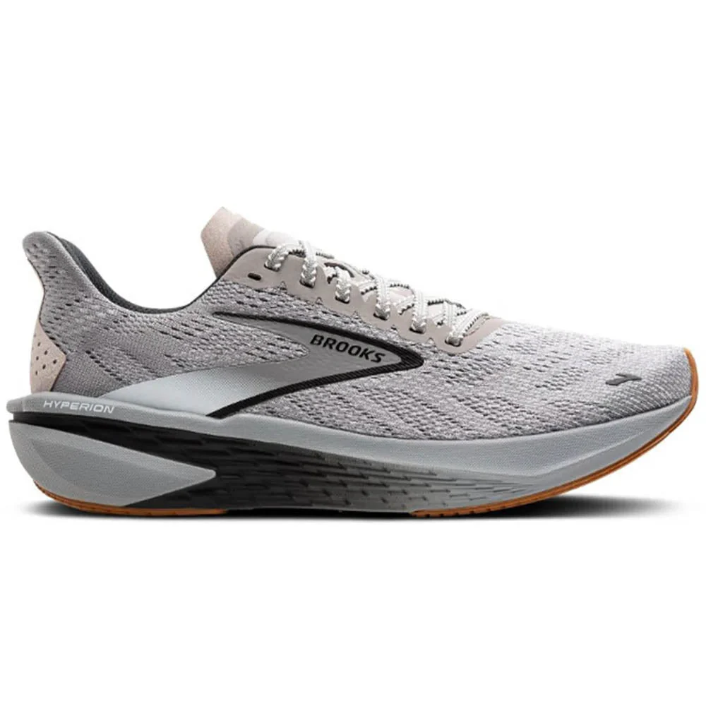 Men's Brooks Hyperion 2, Alloy/Bright White/Black, 11.5 D Medium