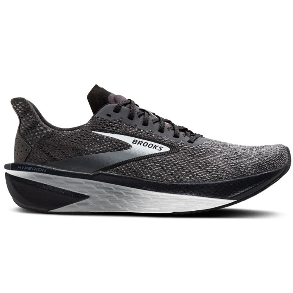 Men's Brooks Hyperion 2, Black/Ebony/Primer Gray, 10.5 D Medium