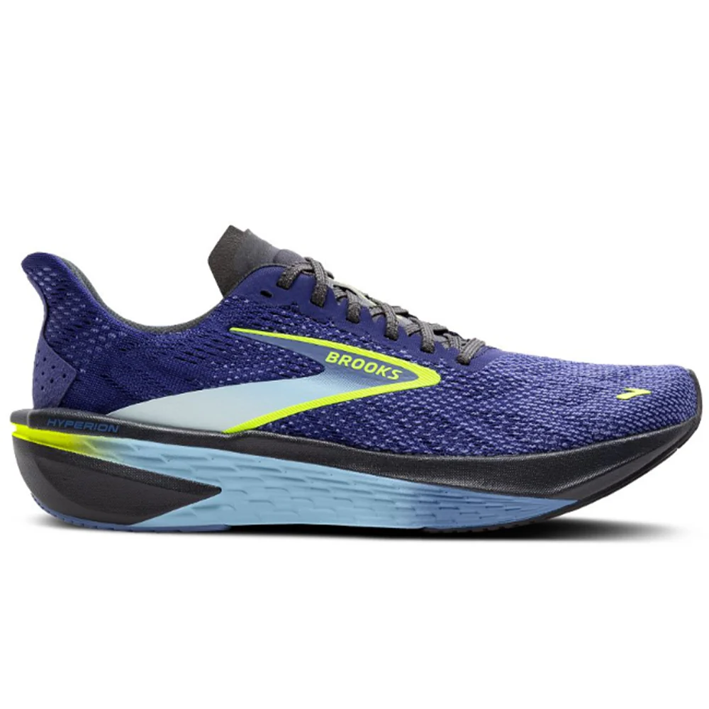 Men's Brooks Hyperion 2, Colony Blue/Navy/Nightlife, 10 D Medium