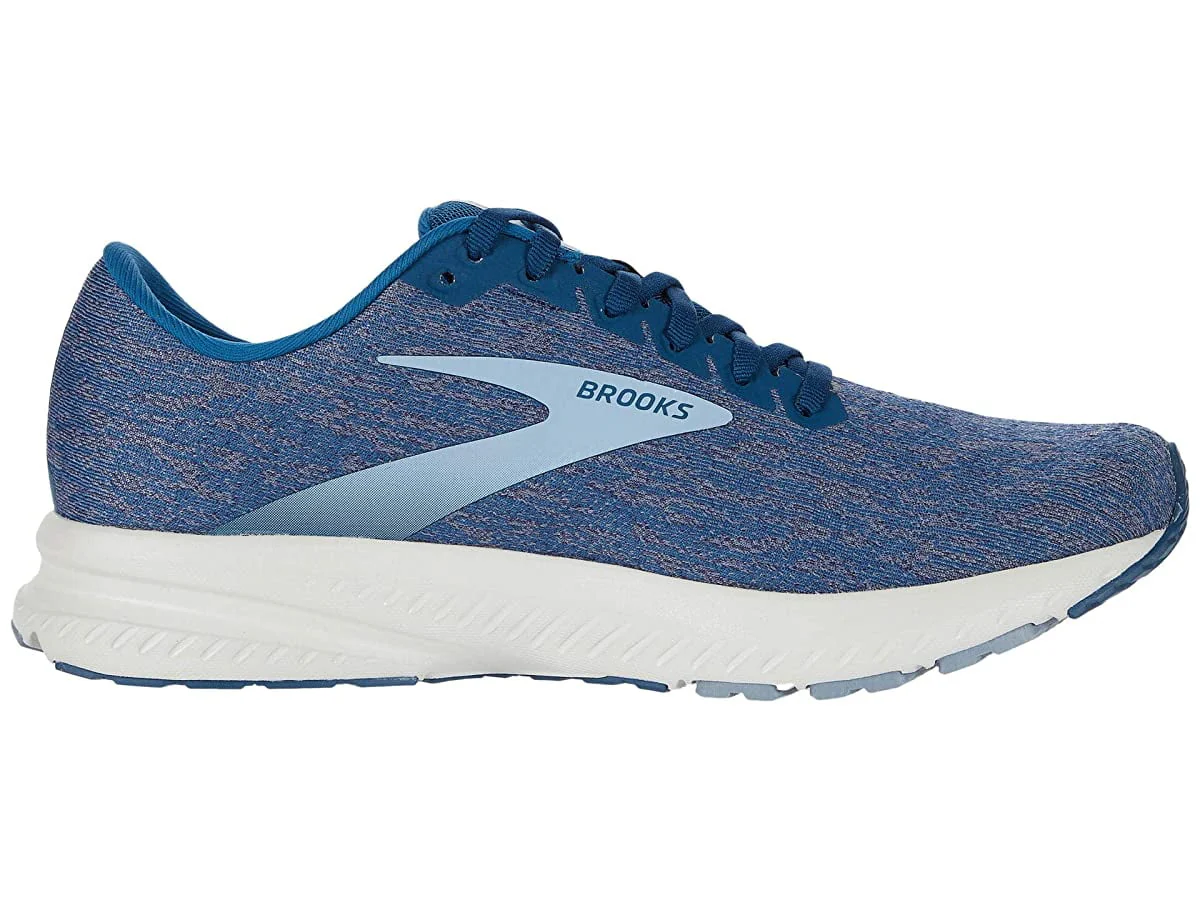 Men's Brooks Launch 7, Blue Fog/Poseidon/Grey , 11.5 D Medium