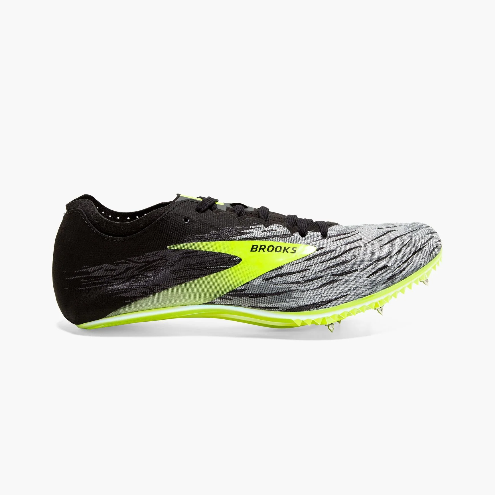 Men's Brooks QW-K v4, Black/Grey/Nightlife, 9 D Medium