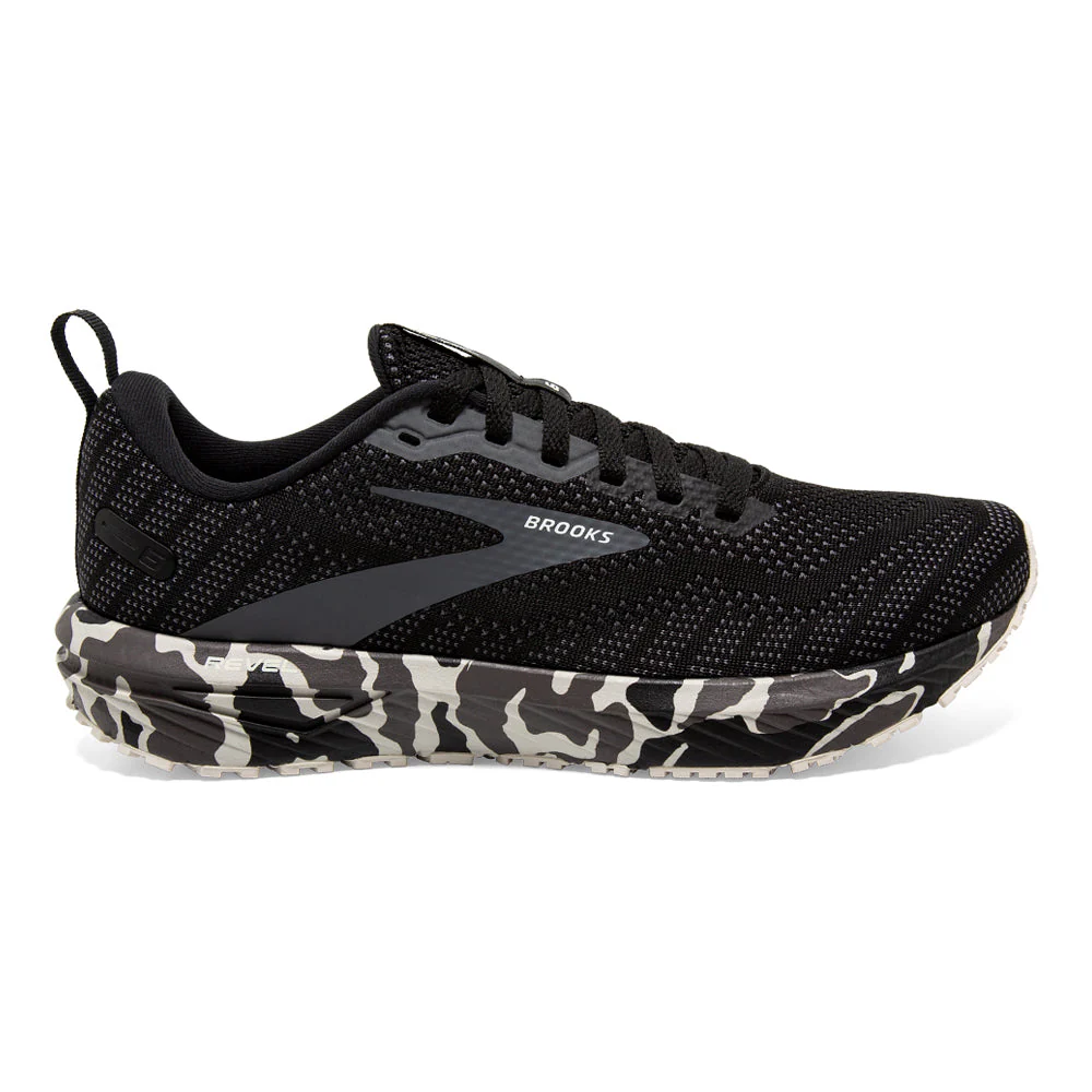 Men's Brooks Revel 6, Black/Luna Rock, 13 D Medium
