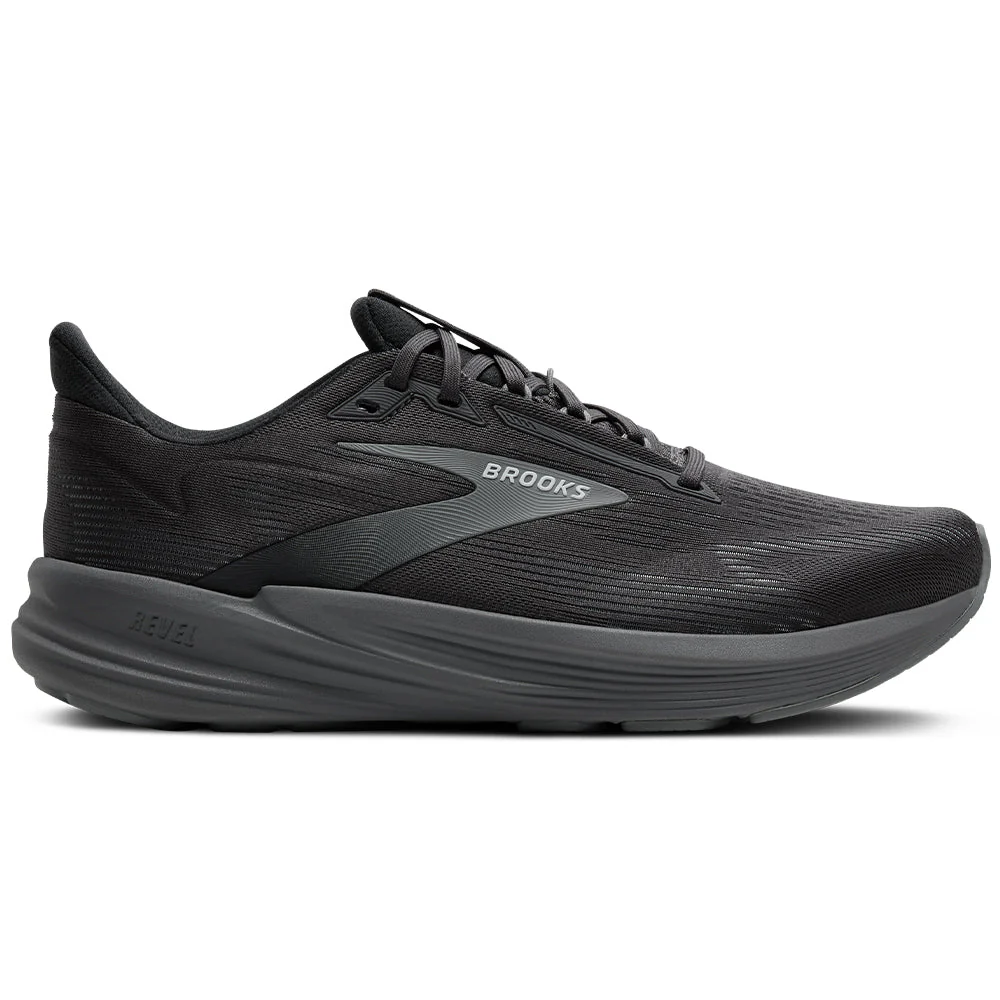 Men's Brooks Revel 8, Primer/Blackened Pearl, 7.5 2E Medium